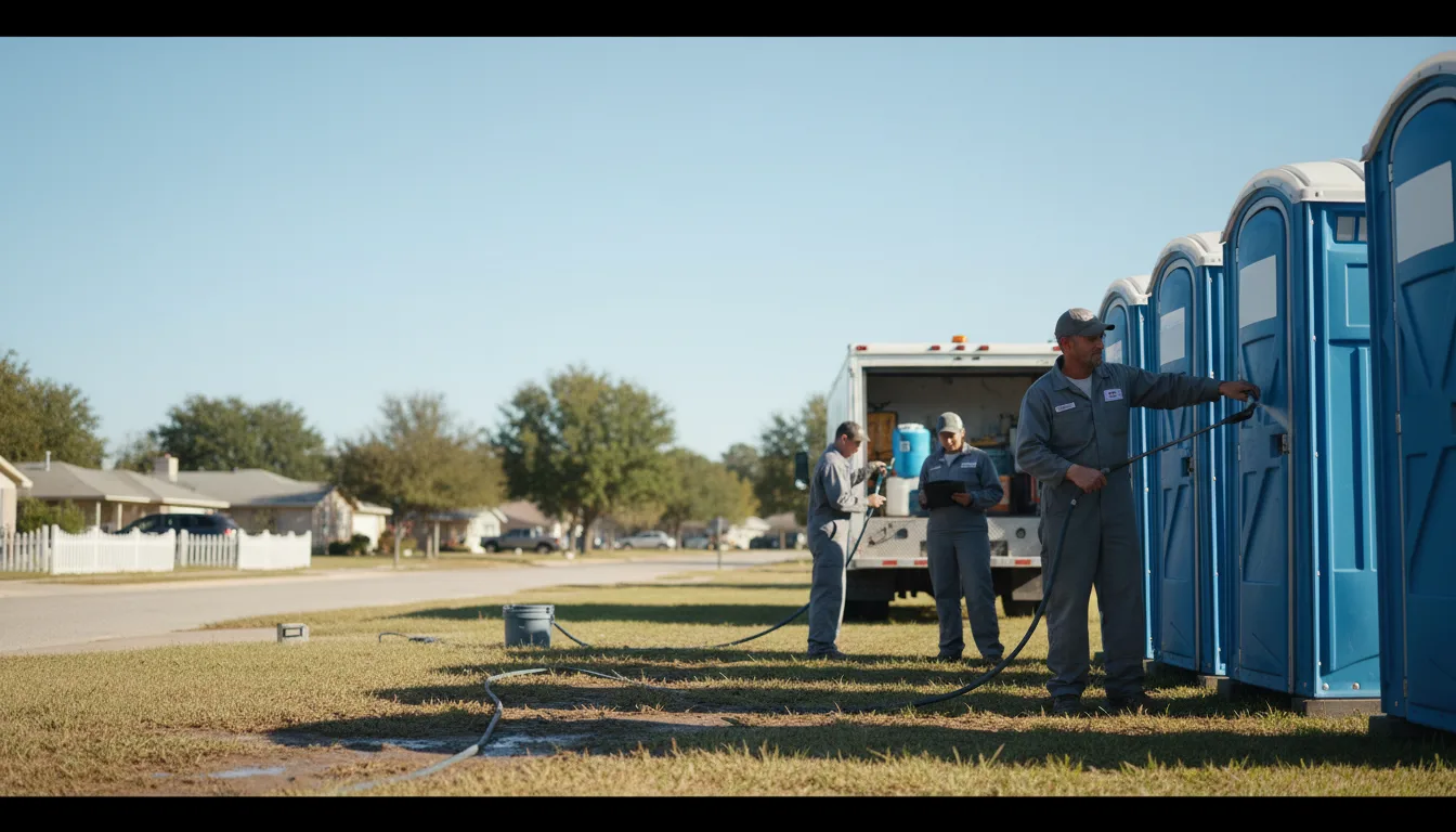 Long-Term Portable Toilet Rental in Melcher Dallas, IA near me